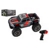 Auto RC pick up terénní plast 25cm 2,4GHZ na baterie šedo-červený v krabici 32x14x18cm