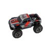 Auto RC pick up terénní plast 25cm 2,4GHZ na baterie šedo-červený v krabici 32x14x18cm