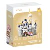 Stavebnice mini KOCO Pohádkový hrad plast 1274ks v krabičce 15x20x8cm