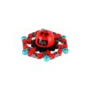 Gyroskop spinner mechanický plast 7cm svítící ve tmě 3 barvy na kartě 12ks v boxu