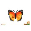 Motýl Monarcha africký (babočka) zooted plast 7cm