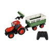 Traktor Zetor RC s vlekem plast 42cm 2,4GHz dobíjecí pack + baterie se zvukem v krabici