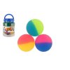 Míček/hopík duhový 6cm 3 barvy 12ks v dóze