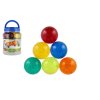 Míček/hopík se třpytkami 6cm 6 barev 12ks v dóze