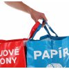Tašky na tříděný odpad SORT EASY 4 CARTON, 30x30x40cm, 4x36l, 4ks SIXTOL