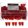 Sada nožových automobilových pojistek MECHANIC FUSE SET 10A, 100ks SIXTOL