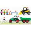 LENA Baby Truckies Farma set 2 pracovní vozidla s figurkami a doplňky