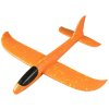 Letadlo soft házecí polystyrenové 34cm různé barvy na házení v sáčku