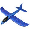 Letadlo soft házecí polystyrenové 34cm různé barvy na házení v sáčku