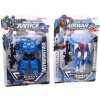 Auto / letadlo robot s transformací 13cm transrobot měnící se 4 druhy plast