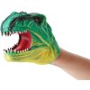 Dinosaurus maňásek hlava 14cm na ruku 2 barvy plast