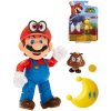 Figurka Nintendo Super Mario 10cm postavička set s doplňkem 5 druhů plast