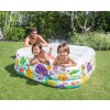 INTEX Bazén dětský nafukovací Oceán 159x159x50cm čtverec 3 komory