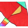Drak létající nylonový 120x70cm jednošňůrový duhový ocas