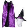 KARNEVAL Klobouk čarodějnický set s pláštěm 2 barvy *KARNEVALOVÝ DOPLNĚK*