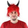 KARNEVAL Paruka čert s rohy červená *KARNEVALOVÝ DOPLNĚK*