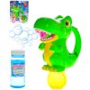 Bublifukovač pistolka s náplní 118ml dinosaurus 20cm na baterie Světlo