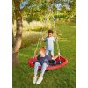PLAYTIVE Houpačka dětská závěsný houpací kruh 113cm červený v krabici