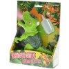 Dinosaurus s efekty 17cm vypouští páru na baterie Světlo Zvuk 2 barvy plast