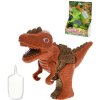 Dinosaurus s efekty 17cm vypouští páru na baterie Světlo Zvuk 2 barvy plast