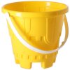 Kyblík barevný na písek formička 2v1 hrad 17cm 4 barvy plast