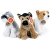 PLYŠ Pes 20cm sedící 3 druhy *PLYŠOVÉ HRAČKY*