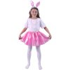 KARNEVAL Šaty zajíček set tutu sukně s čelenkou 3-10 let (104-146cm) *KOSTÝM*