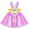 KARNEVAL Šaty zajíček set tutu sukně s čelenkou 3-10 let (104-146cm) *KOSTÝM*