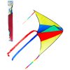 Drak létající nylonový 110x63cm jednošňůrový barevný