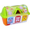 Vkládačka baby domek plastový barevný 26cm set s vkládacími tvary 10ks
