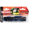 MAJORETTE Autobus MAN City kovový volný chod 2 druhy 3 barvy