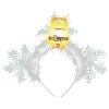 KARNEVAL Čelenka sněhová vločka zimní princezna *KARNEVALOVÝ DOPLNĚK*