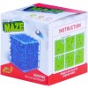 Hlavolam kostka 6 stran kuličkové bludiště krychle 3 barvy