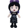 PLYŠ Wednesday Addams postavička plesové šaty *PLYŠOVÉ HRAČKY*
