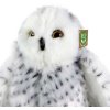 PLYŠ Sova bílá polární 18cm Eco-Friendly *PLYŠOVÉ HRAČKY*