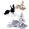 PLYŠ Králík 18cm ležící 3 druhy *PLYŠOVÉ HRAČKY*