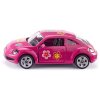SIKU Auto Volkswagen Beetle růžový set s nálepkami model kov 1488