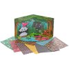 GRAFIX Origami kreativní skládačka set 12 zvířátek s očima + 3D pozadí 2 druhy