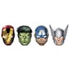 KARNEVAL Maska Avengers 23cm set 6ks *KARNEVALOVÝ DOPLNĚK*