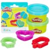 HASBRO PLAY-DOH Modelína set 2 kelímky + 3 vykrajovátka 4 druhy