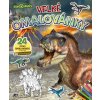 JIRI MODELS Omalovánky velké se samolepkami Dinosauři