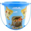 Pískový set kyblík 15cm s formičkou a 2 nástroji Pirát sada na písek 4ks