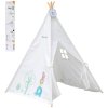 VIGA PolarB Stan dětský 122x150x122cm indiánské teepee s oknem dřevo/plátno