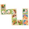 DŘEVO Hra Domino obrázkové zvířátka 28 kamenů *SPOLEČENSKÉ HRY*