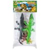 Krokodýli barevní set 5ks zvířátka figurky v sáčku plast
