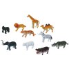 Zvířata divoká Safari 6,5 cm plastové figurky zvířátka set 10ks v sáčku