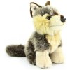PLYŠ Pes vlk sedící vlčák 18cm *PLYŠOVÉ HRAČKY*
