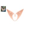 Uši/ucho elfí 2ks latex 12cm na kartě karneval