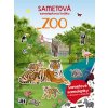 JIRI MODELS Sametová samolepková knížka Zvířátka ZOO