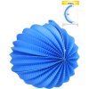 Lampion koule modrý papírový 20cm na svíčku v sáčku